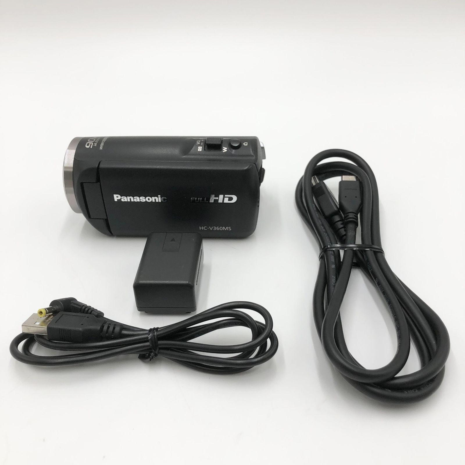 パナソニック HDビデオカメラ V360MS 16GB 高倍率90倍ズーム ブラック