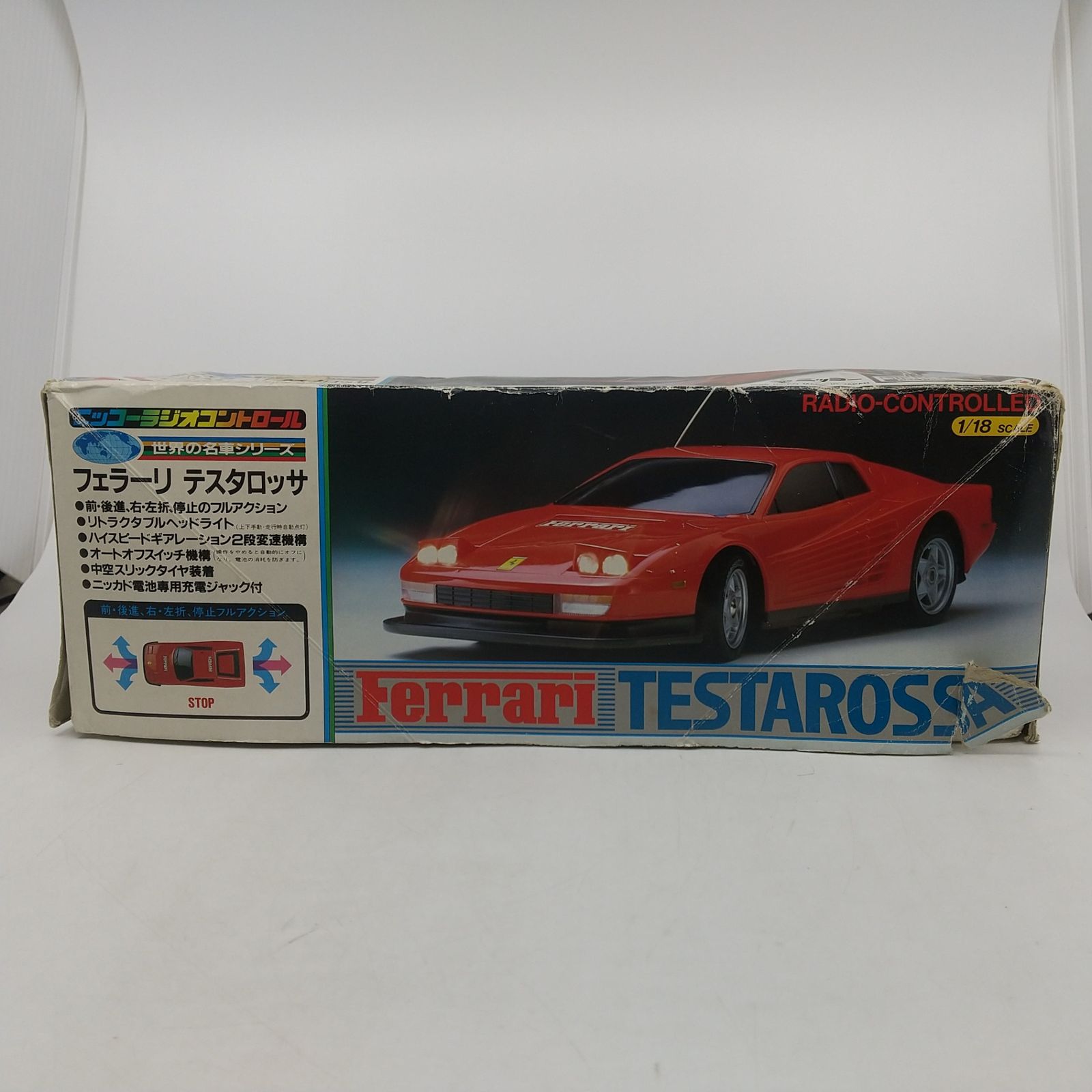 動作未確認】1986年 ニッコー製 フェラーリ テスタロッサ ラジコン 1