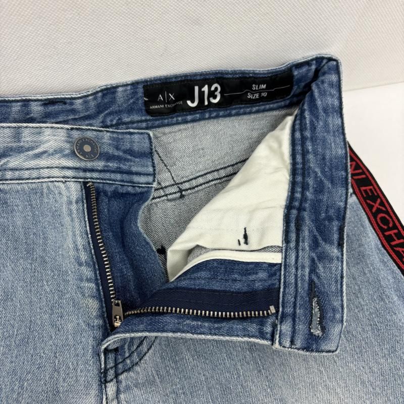アルマーニエクスチェンジ デニムパンツ J13 SLIM スリム ラインロゴ 