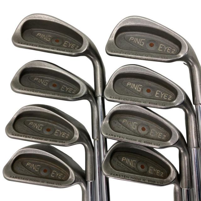 中古】 ピン EYE 2 ステンレス 9S アイアンセット IR ZZ LITEスチール