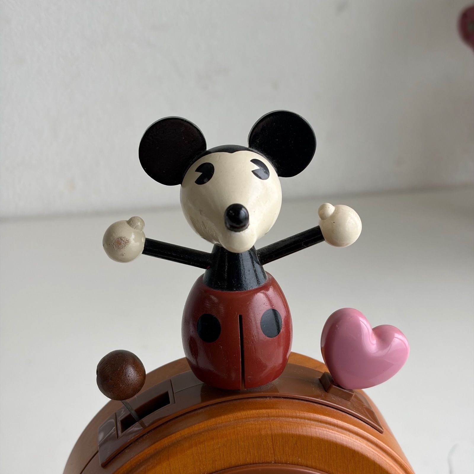 Disney ミッキーマウス 目覚まし置時計 オールドスタイル 4RA460 底面