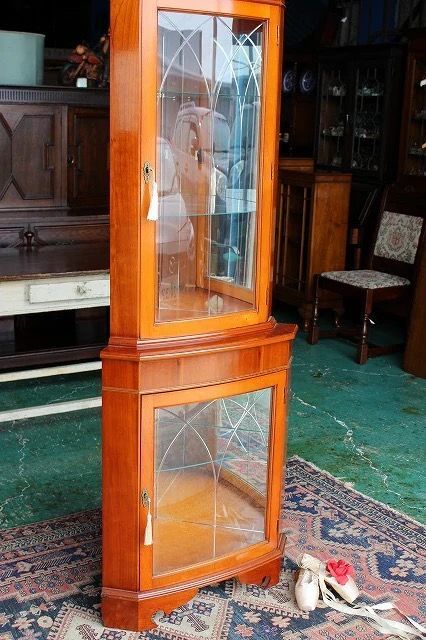 ☆在庫一掃セール☆ イギリス アンティーク家具 ミラーバック/コーナー