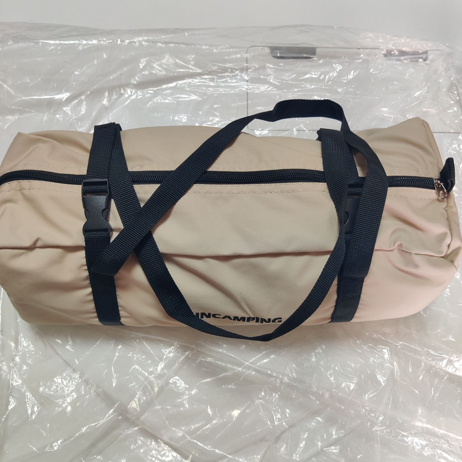 タープ Xincamping スクエアタープ 正方形タープ 4 m ポリコットンTC 19箇所ループ 特殊防水テープ付き 撥水加工 耐水圧500 mm 焚き火対応 遮光 遮熱 難燃 コンパクト 収納袋付き ピクニック キャンプ アウトドア カーキ