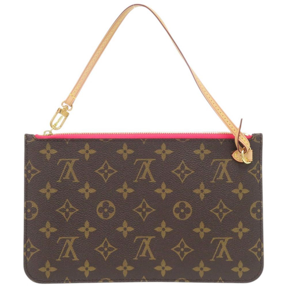 美品 ルイ ヴィトン ネヴァーフルポーチ MM/GM用 モノグラム ポーチ LV