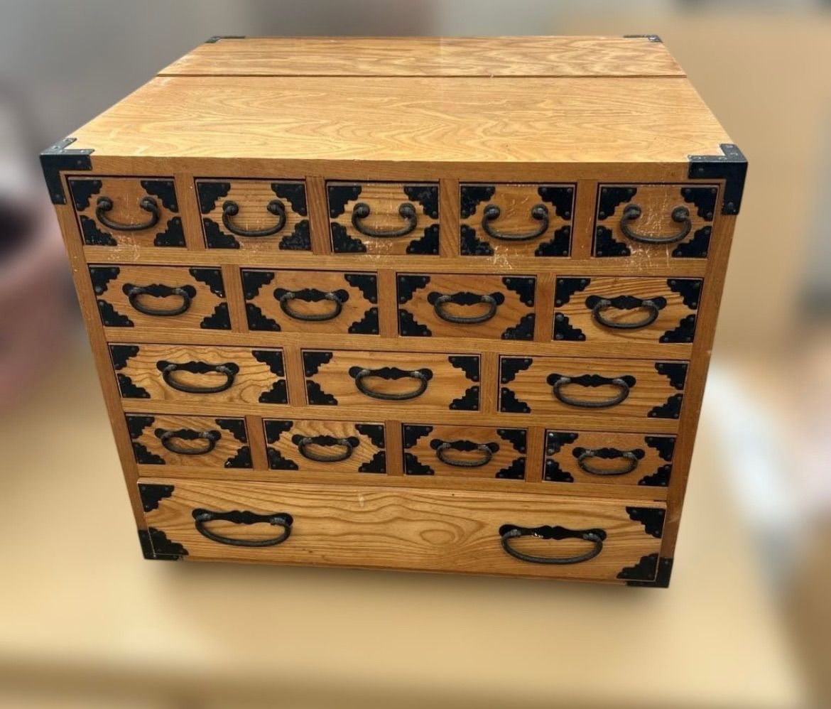 アンティークの薬箪笥 小箪笥 和箪笥 薬箱 裁縫箱 小物入れ 小引き出し