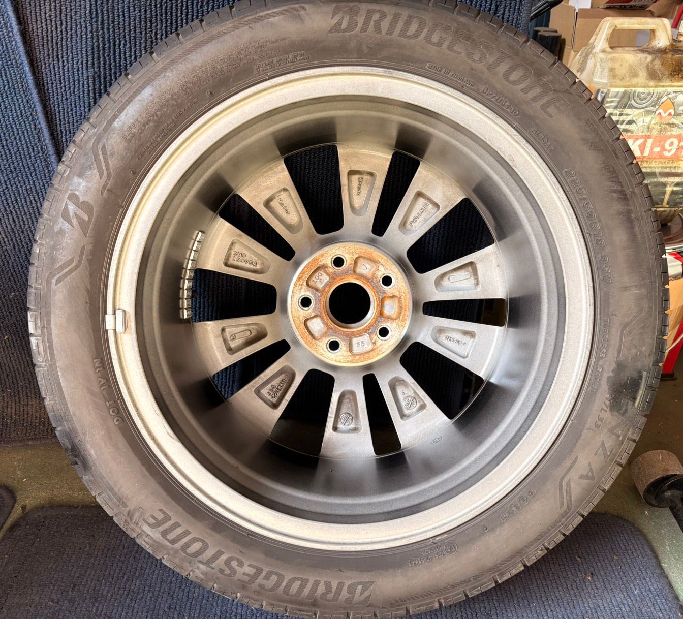 ☆送料無料☆ホンダ ヴェゼル 純正 18インチ ホイール1本 7.5J 55