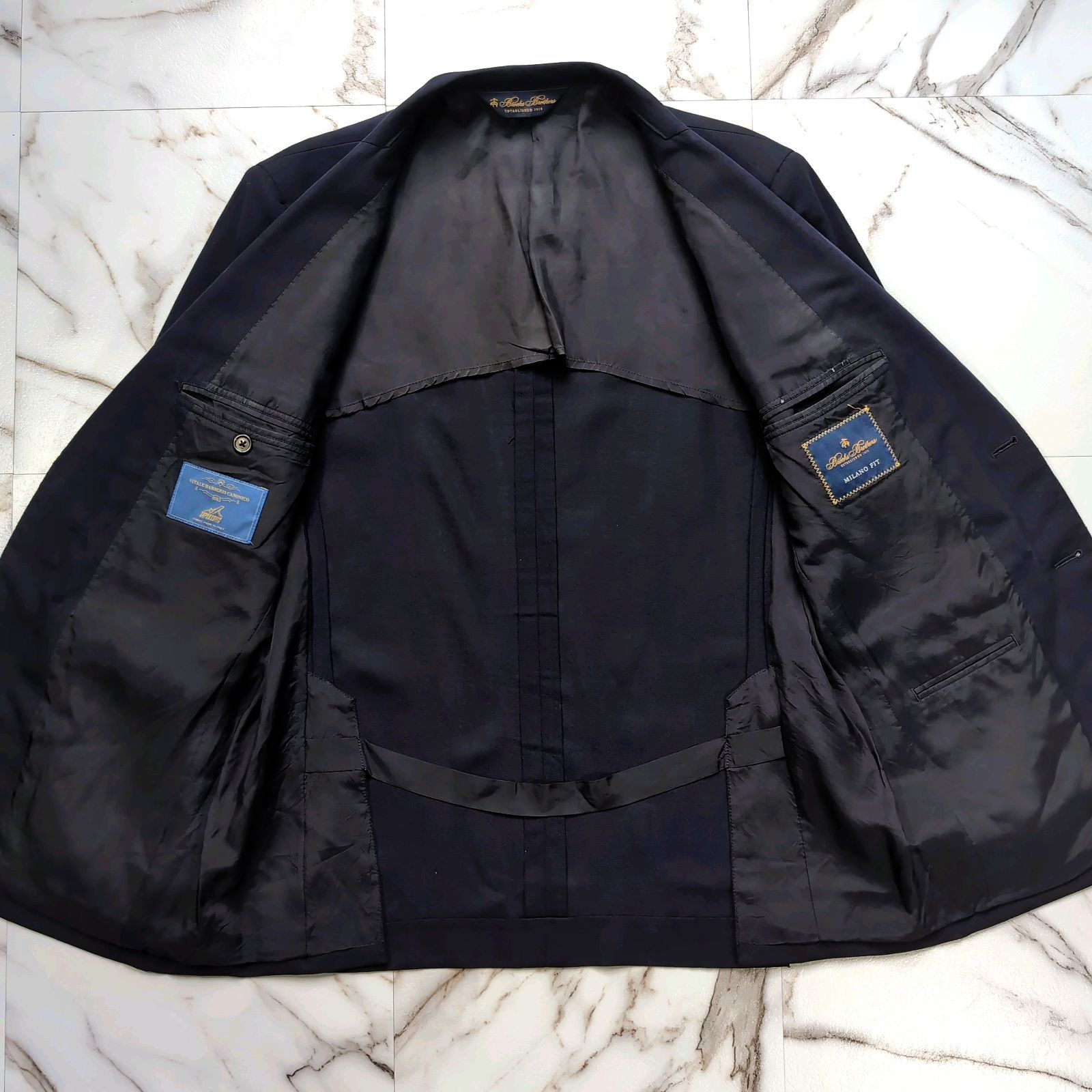 BrooksBrothers × CANONICO スーツセットアップ 上下 MILANO FIT 41SHT