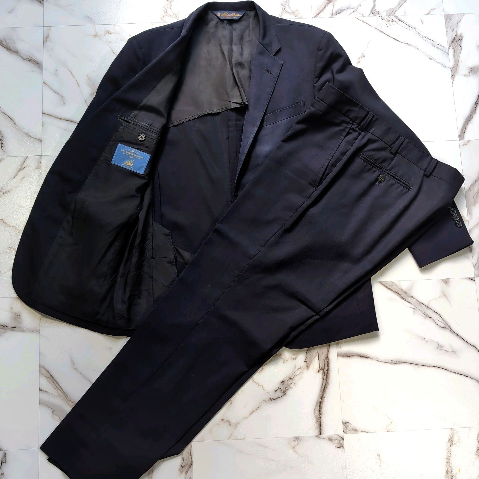 BrooksBrothers × CANONICO スーツセットアップ 上下 MILANO FIT 41SHT