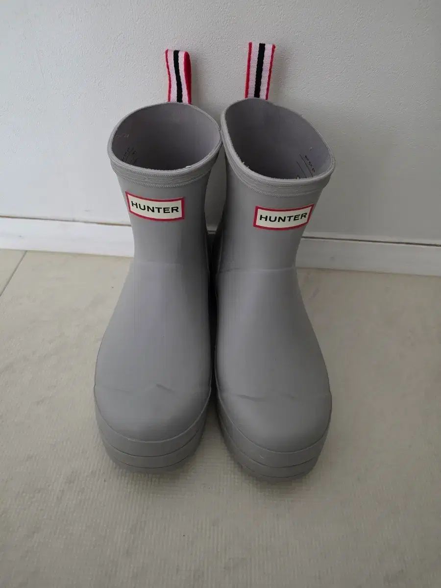 ハンター レインブーツ グレー 7M - メルカリ
