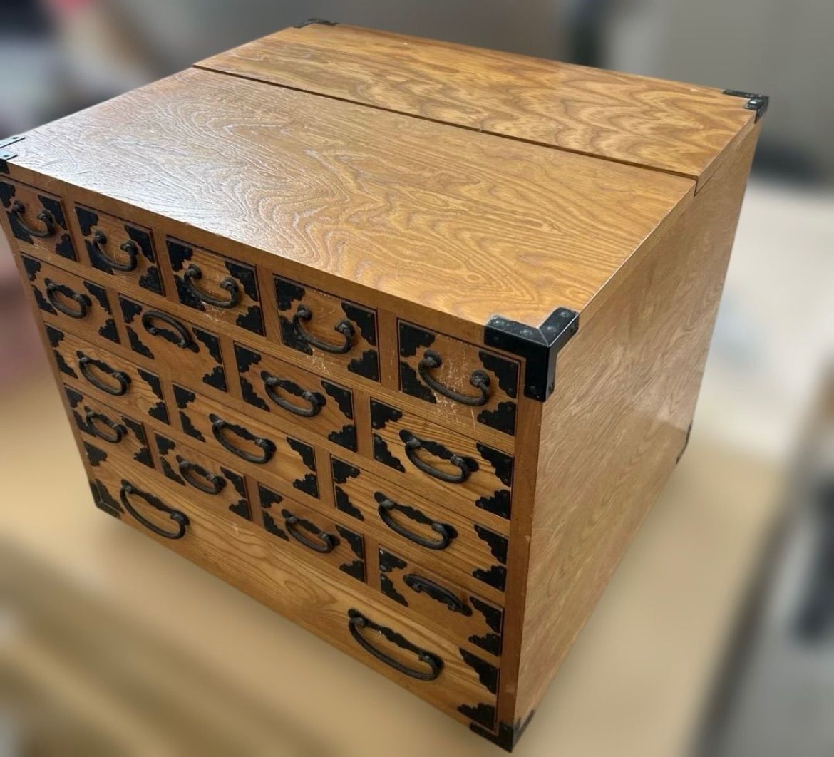 アンティークの薬箪笥 小箪笥 和箪笥 薬箱 裁縫箱 小物入れ 小引き出し