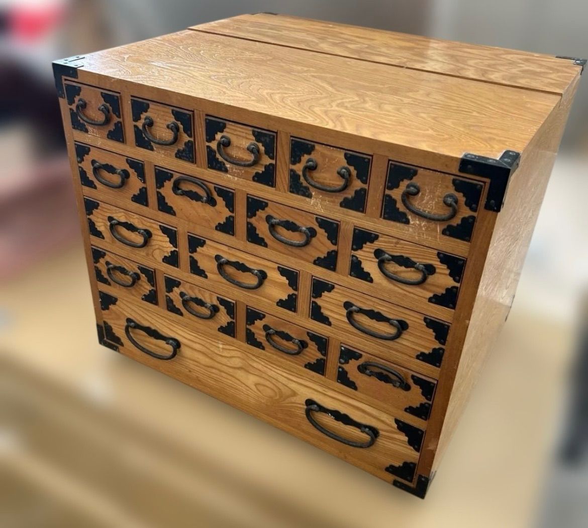 アンティークの薬箪笥 小箪笥 和箪笥 薬箱 裁縫箱 小物入れ 小引き出し