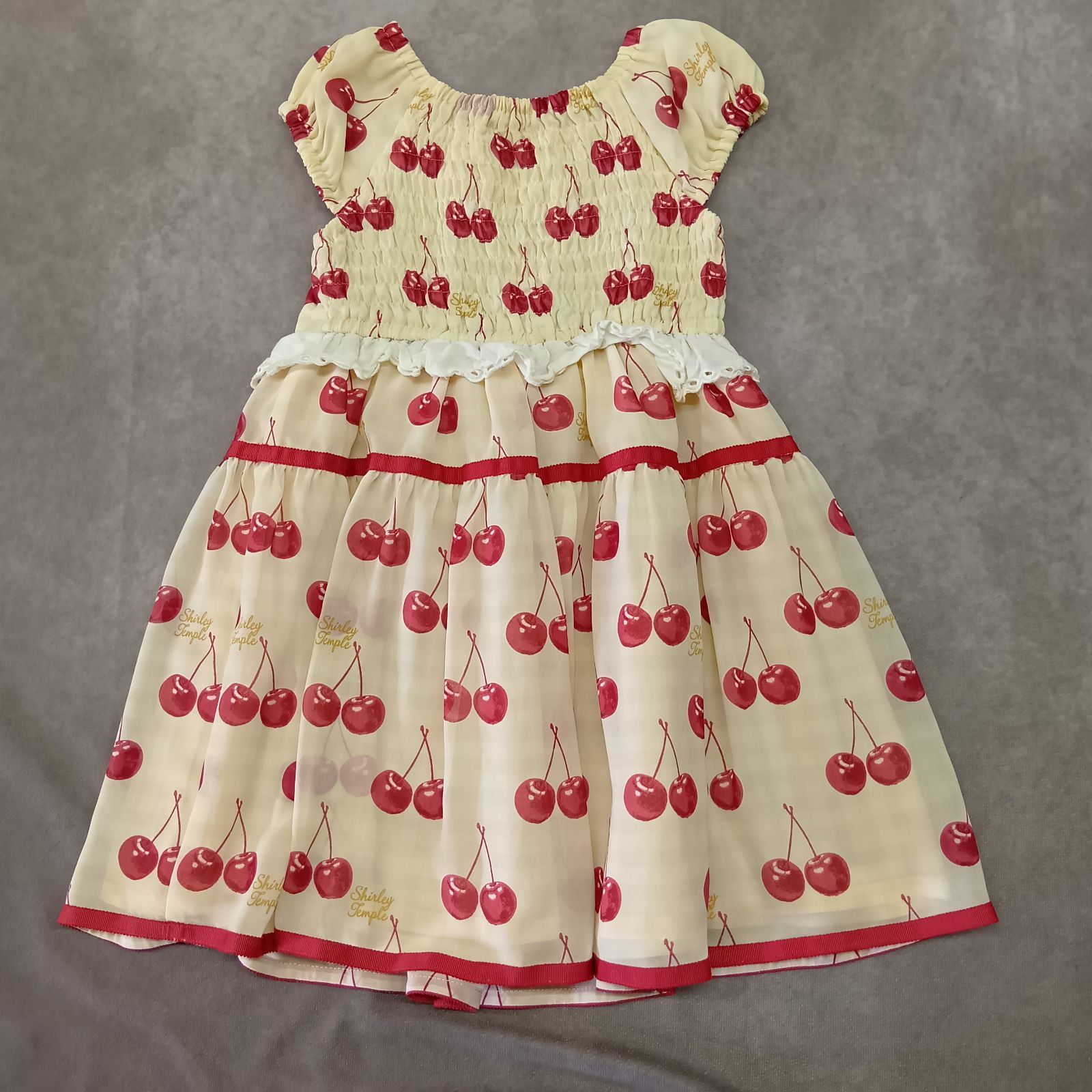 Shirley Temple シャーリーテンプル ワンピース チェリー柄 さくらんぼ 