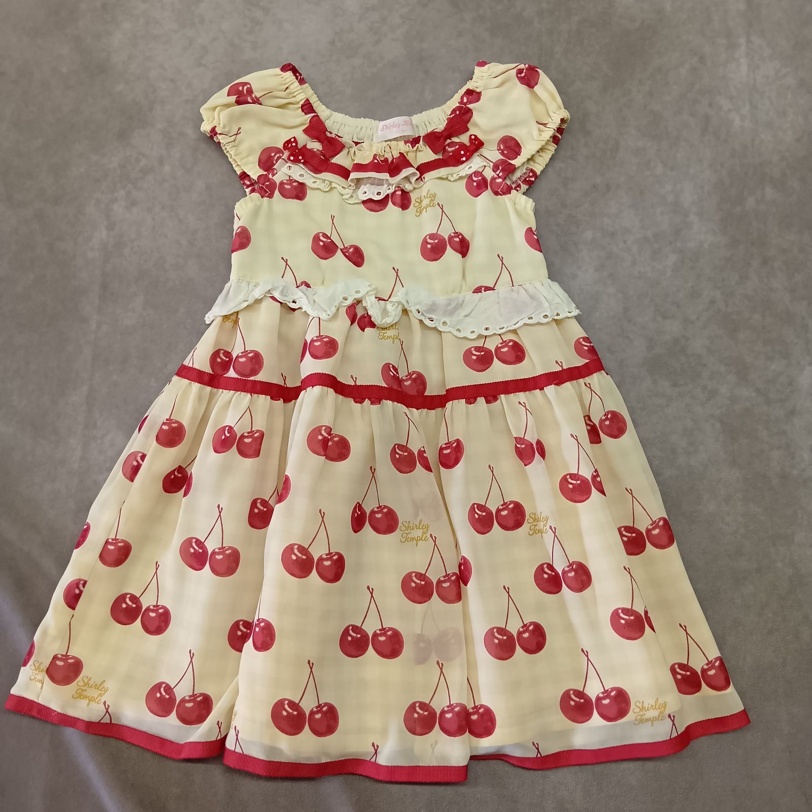 Shirley Temple シャーリーテンプル ワンピース チェリー柄 さくらんぼ
