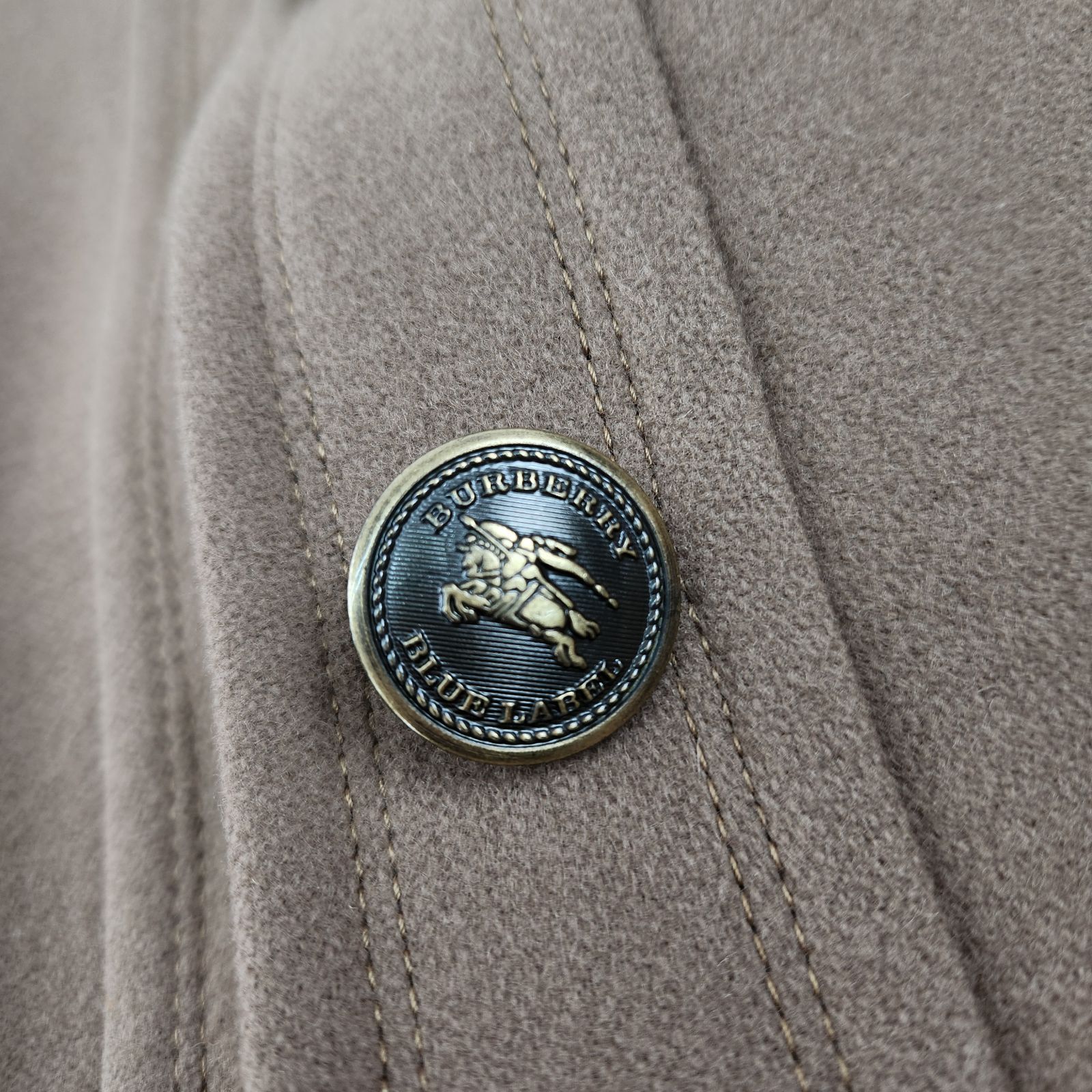 BURBERRY BLUE LABEL ピーコート ウールコート バーバリーブルー