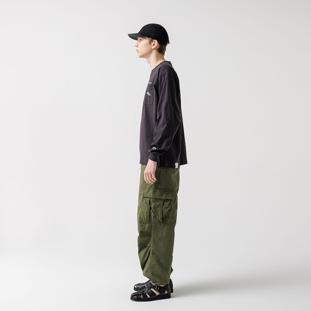 現貨 WTAPS CHAMPION ACADEMY LS COTTON Tシャツ 252HBCHD-CSM02S 