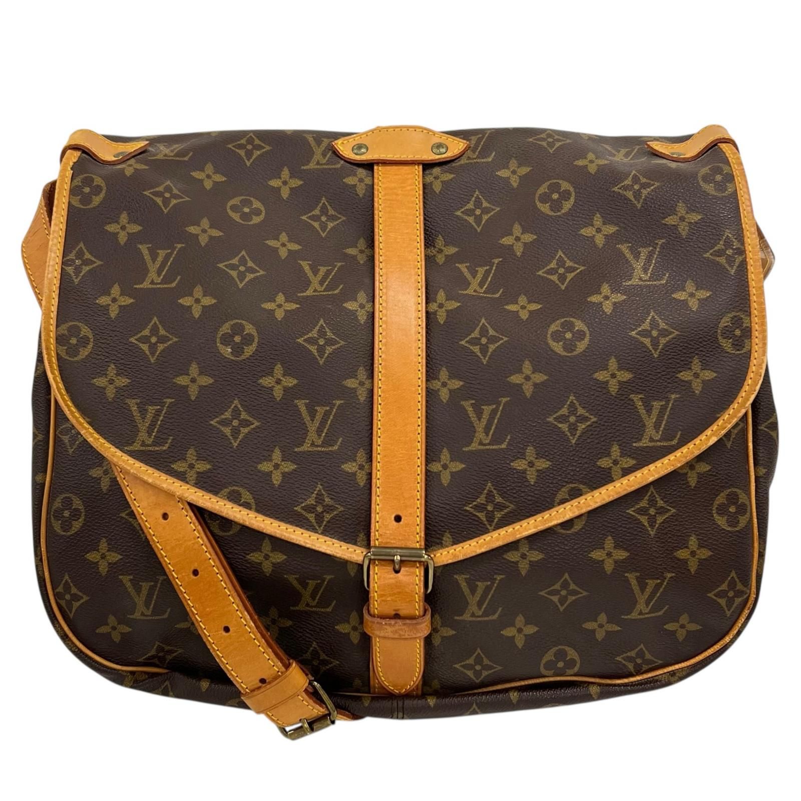 LOUIS VUITTON ルイ・ヴィトン ソミュール35 M42256 ショルダーバッグ 