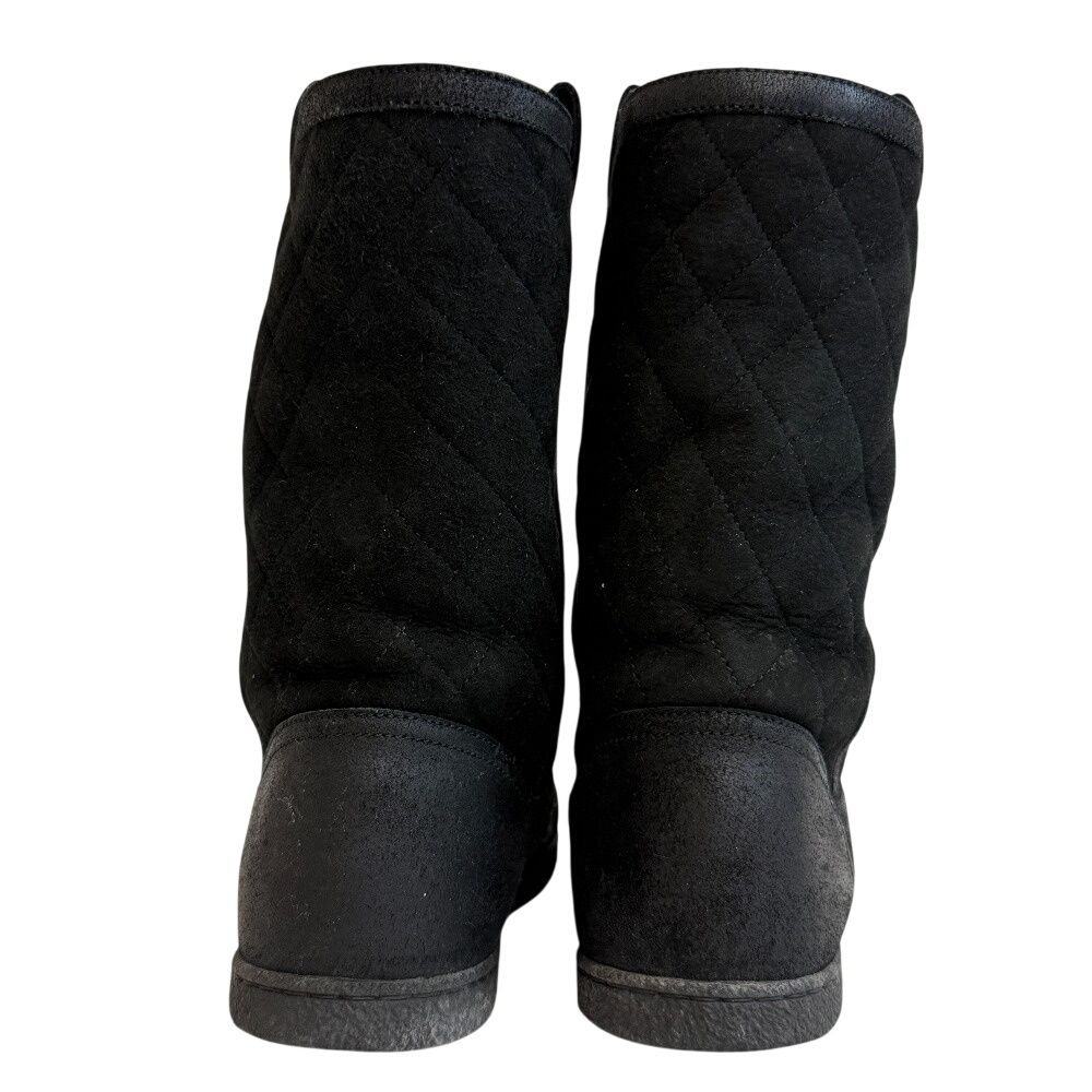 CHANEL シャネル キルティング ブーツ - メルカリ