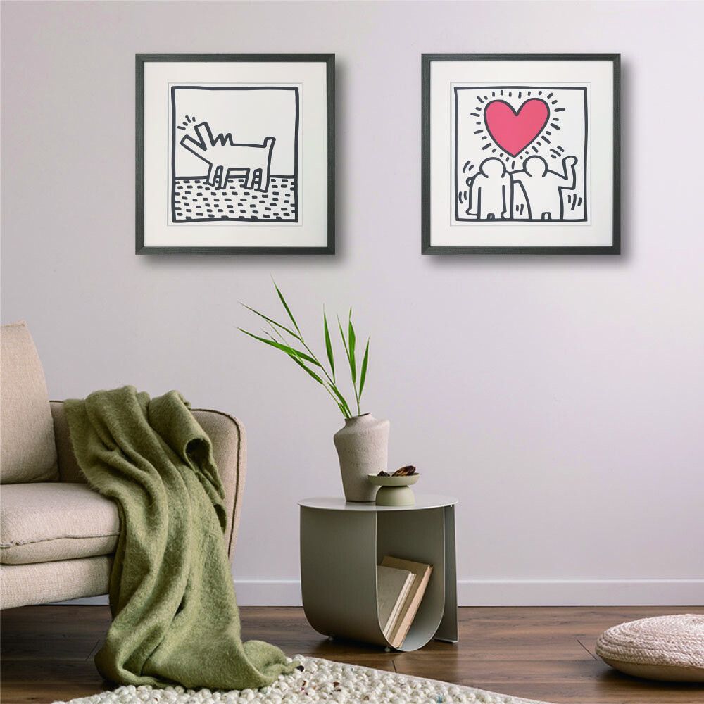 アートフレーム キース・ヘリング Keith Haring Untitled (be mine