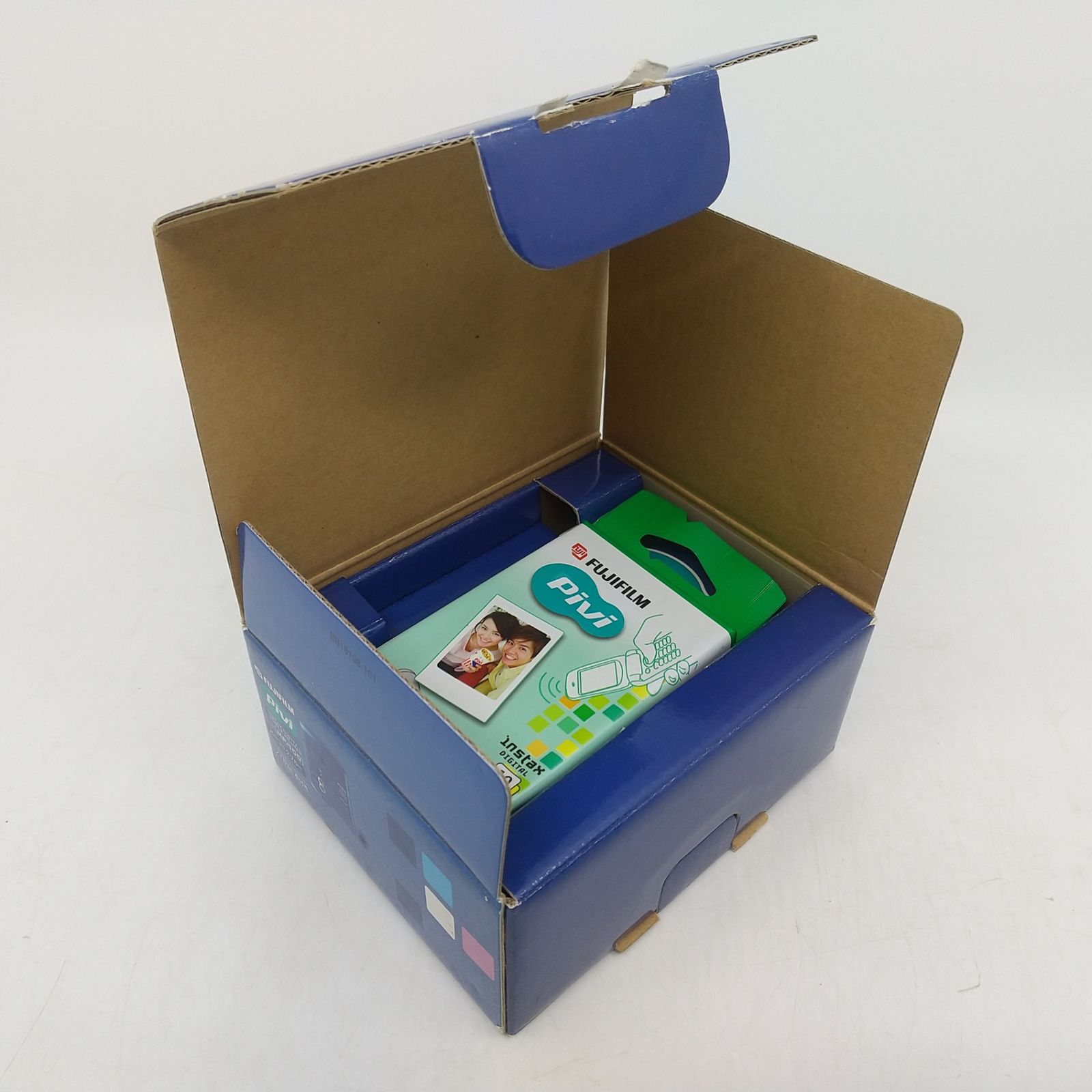 箱・フィルム(未開封)付き】チェキプリンター Pivi ピーコックブルー