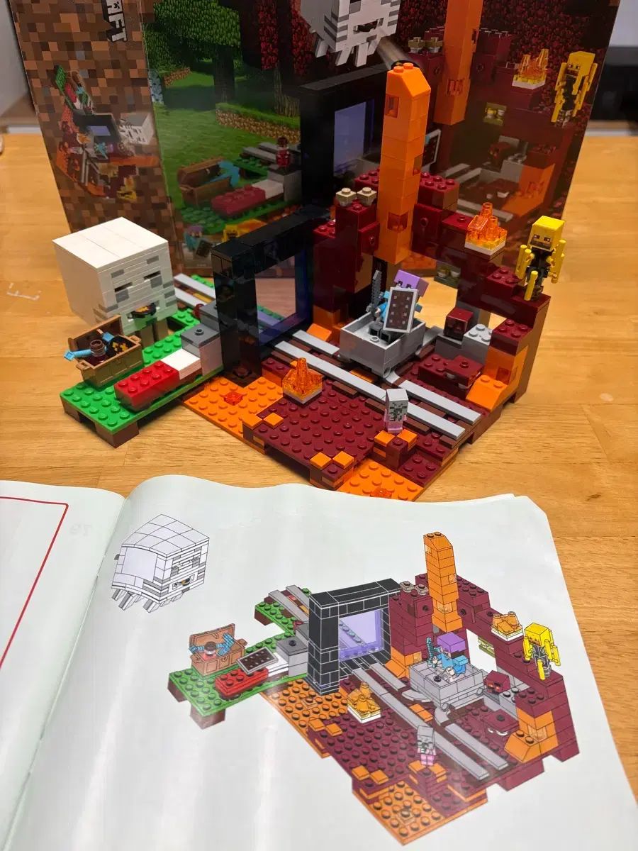 LEGO Minecraft ネザー要塞