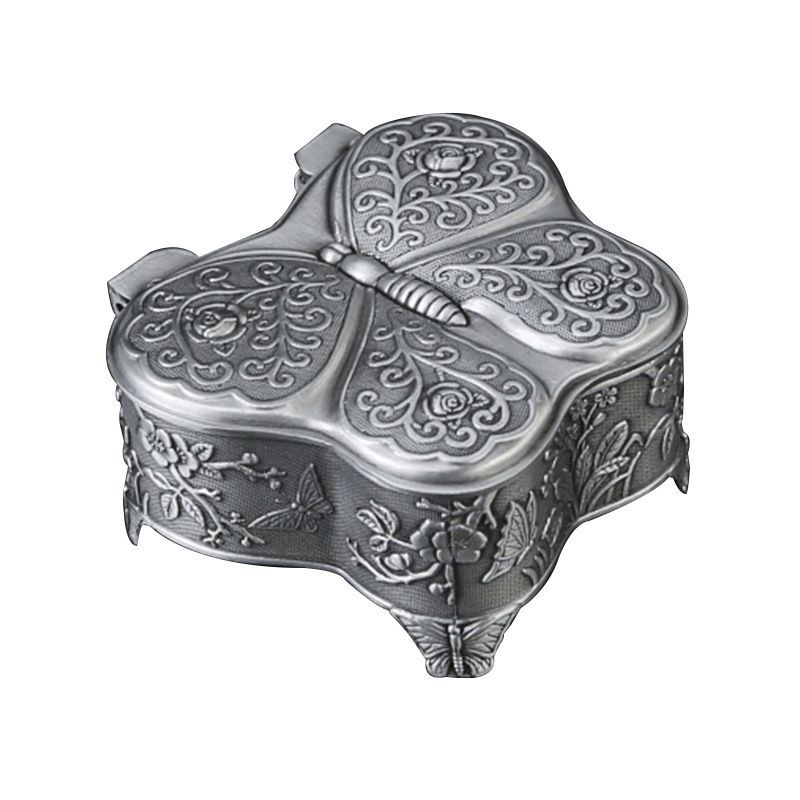 新品未使用 高級欧風ジュエリーボックス 金属製アンティーク雑貨ケース