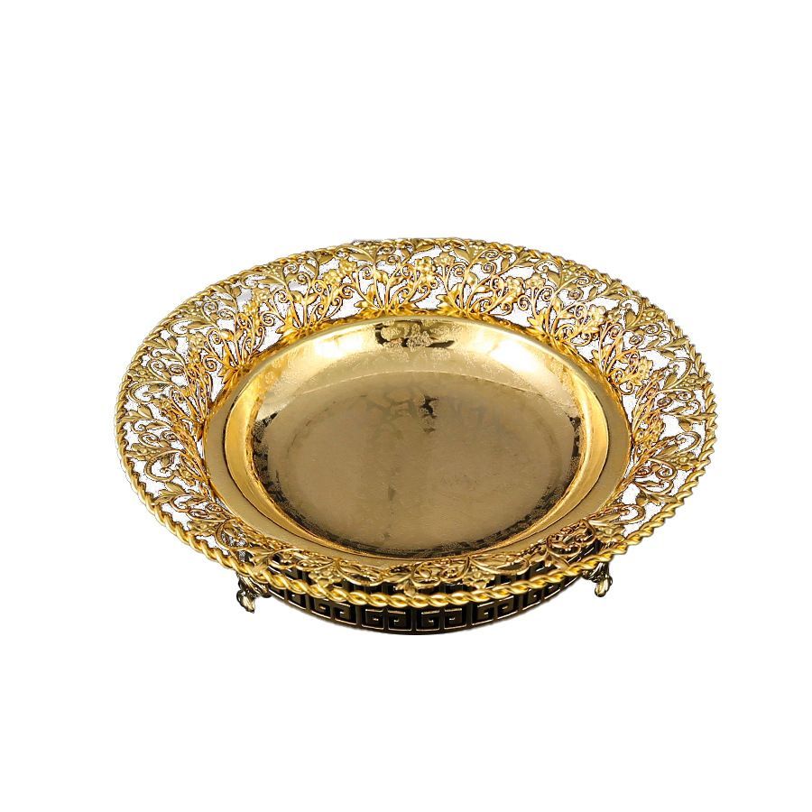 新品未使用 欧風高級家庭用 / ホテル用アンティークトレイ フルーツ