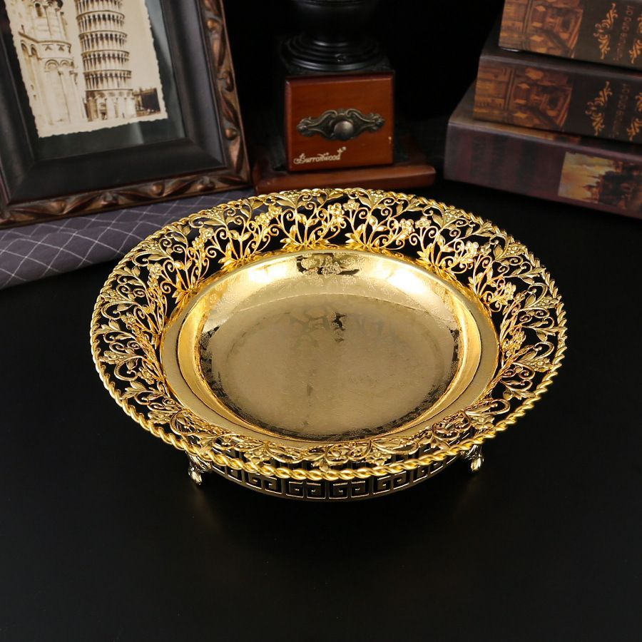 新品未使用 欧風高級家庭用 / ホテル用アンティークトレイ フルーツ