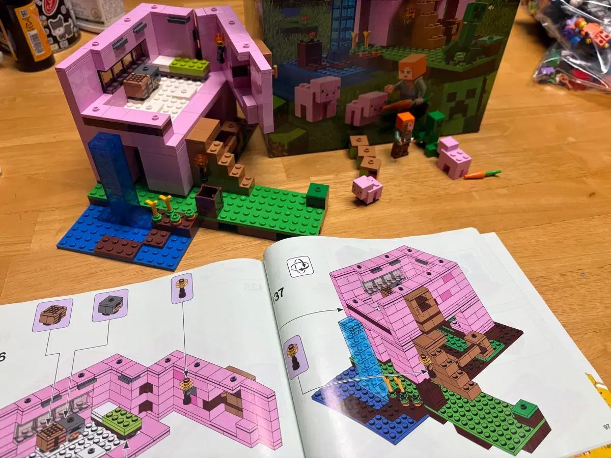 LEGOマインクラフト マインクラフト 豚の家