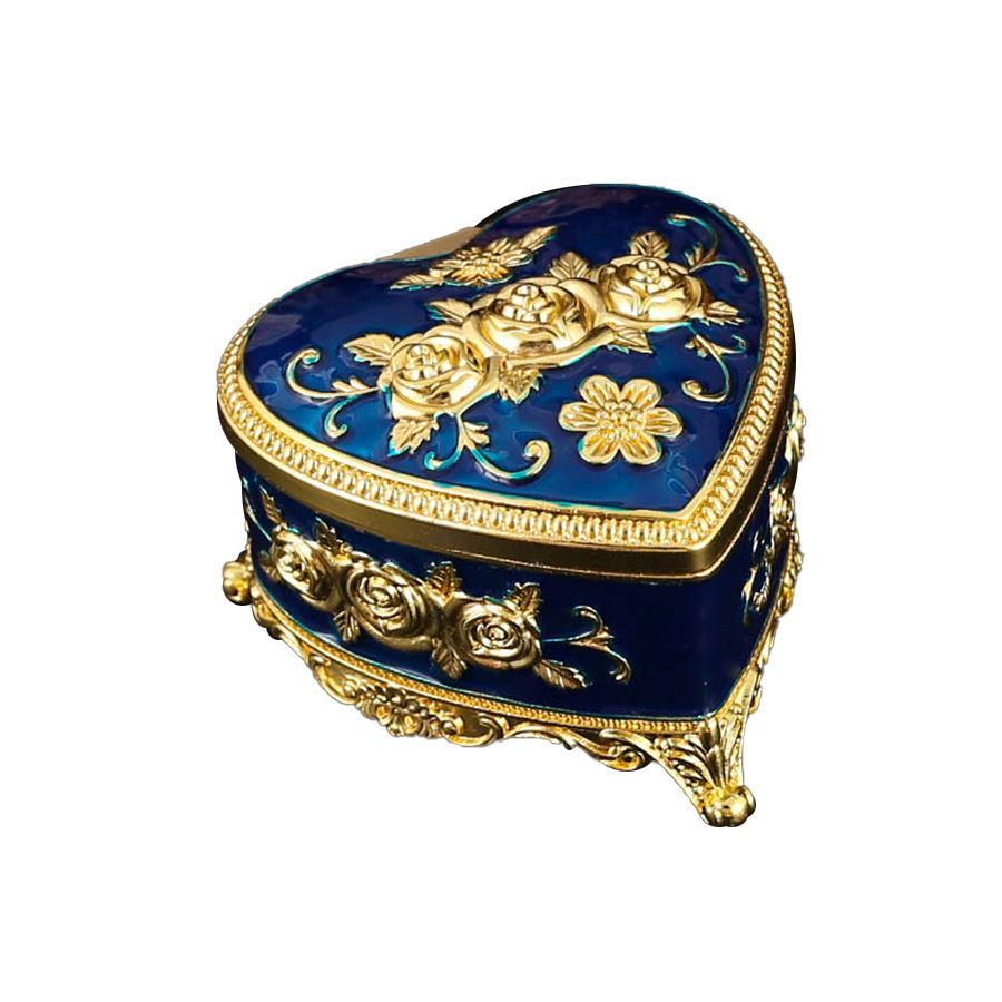 新品未使用 欧風アンティーク金属製ジュエリーボックス 精巧個性的宝石