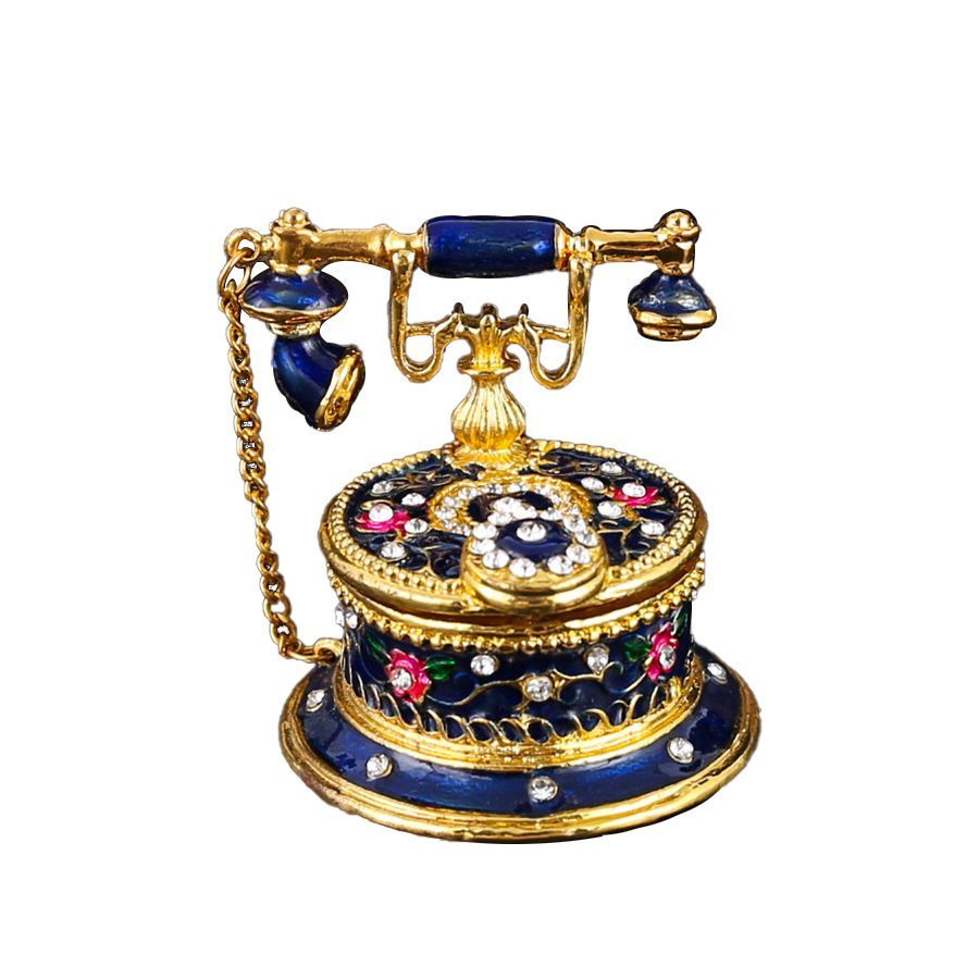 新品未使用 アンティーク鏡台付きジュエリーボックス卓上小物 金属工芸