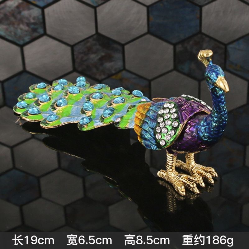 新品未使用 新疆七彩七宝焼 新作アンティークジュエリーボックス 贈答