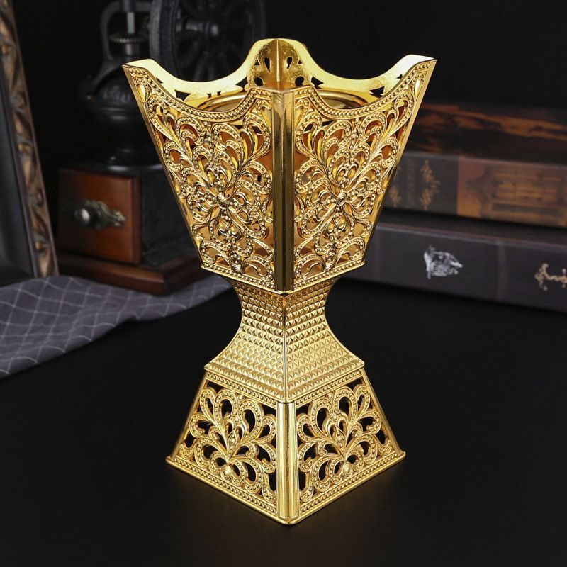 新品未使用 中東アラビア風香炉 クロスボーダー精巧沈香爐 金属製燻