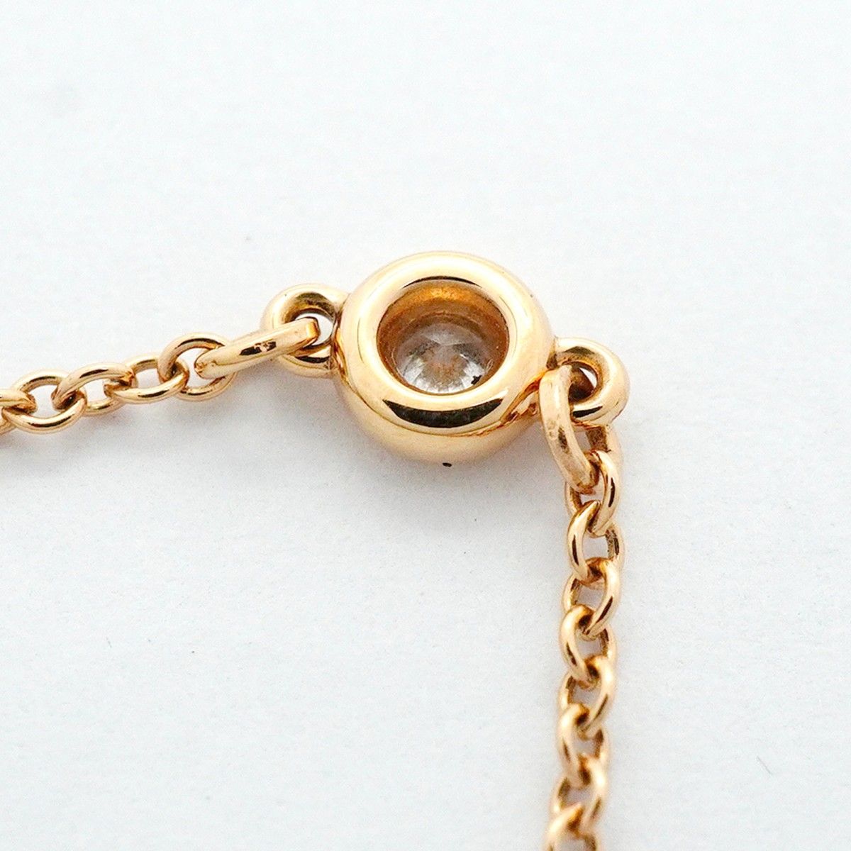 6jab0518】ティファニー ブレスレット バイザヤード 1PD K18PG ピンク