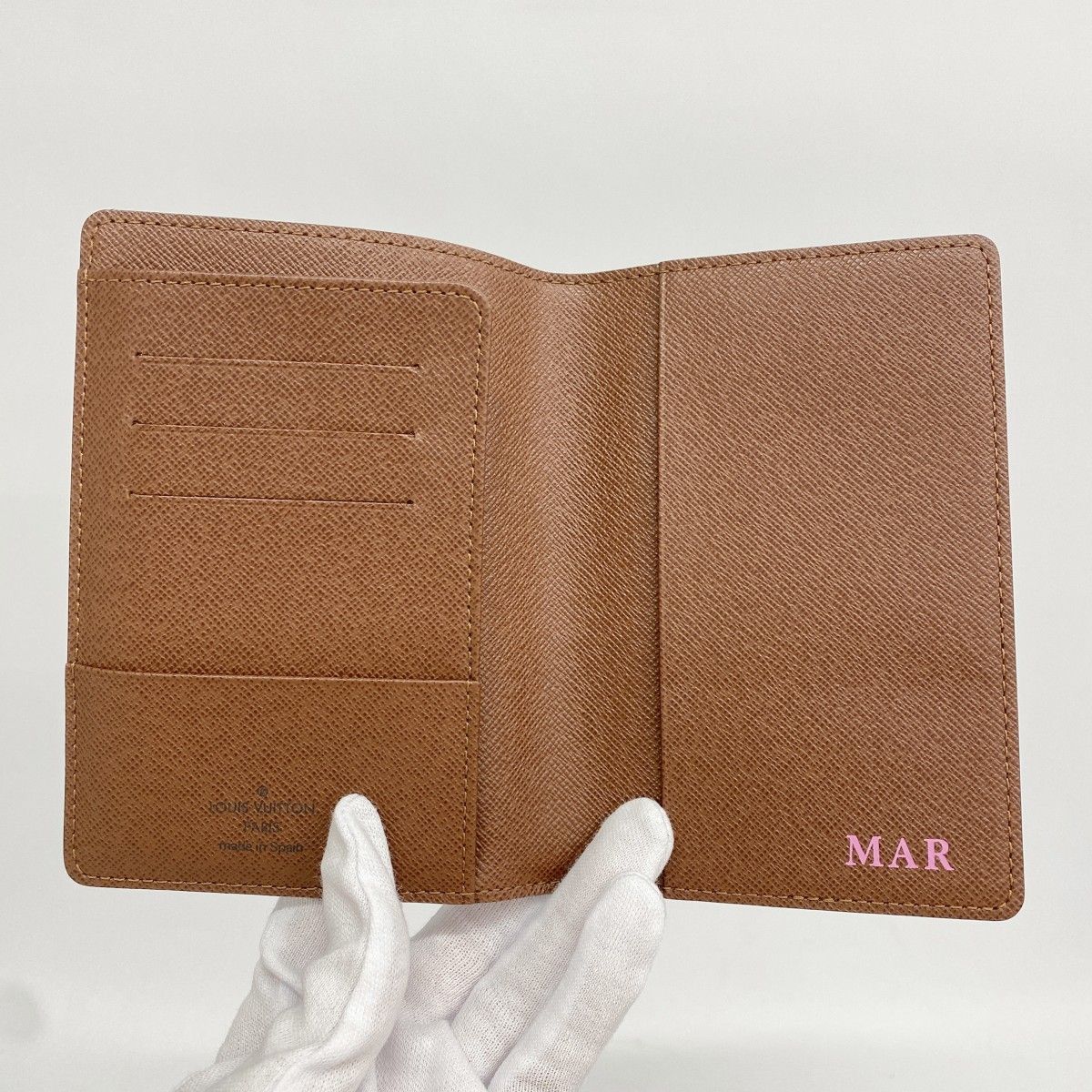 6ba0010-k】ルイヴィトン パスポートケース モノグラム クーヴェル