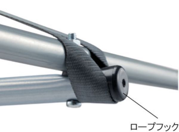 ロッキープラス ルーフキャリア ZMシリーズ いすゞ コモ 10本脚・雨ドイ挟み込みタイプ ZM-528M