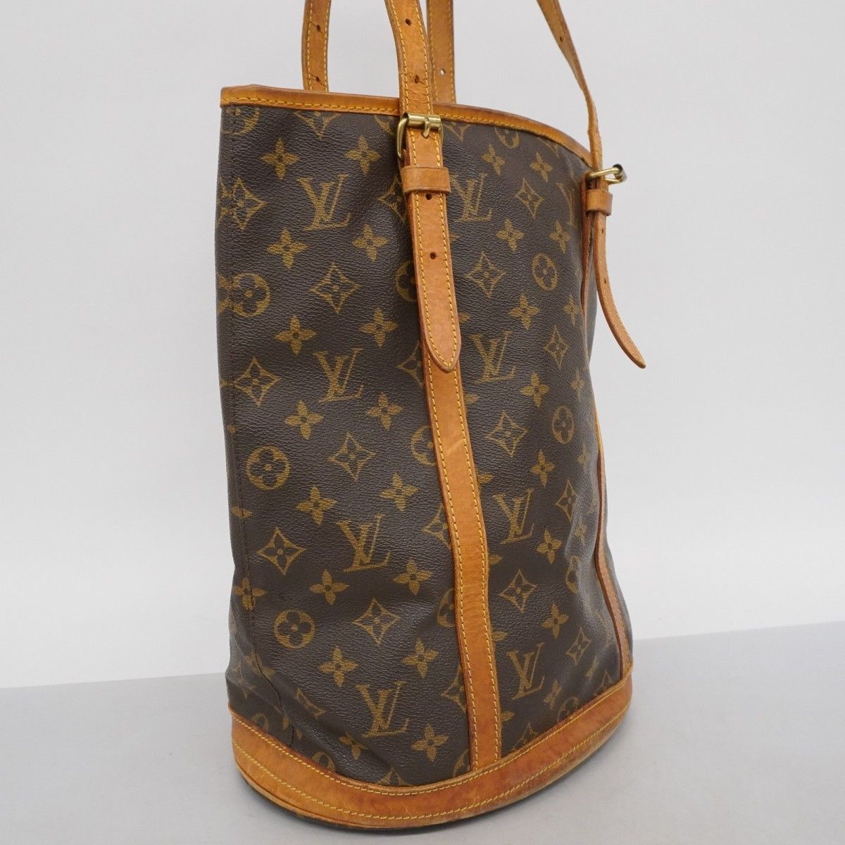 6ba0094】ルイヴィトン トートバッグ モノグラム バケットGM M42236