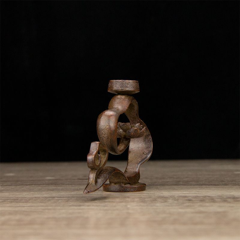 新品未使用 古銅 人物 哈 二 将 仏像 件 古銅 家庭 金属 装飾 品 工芸