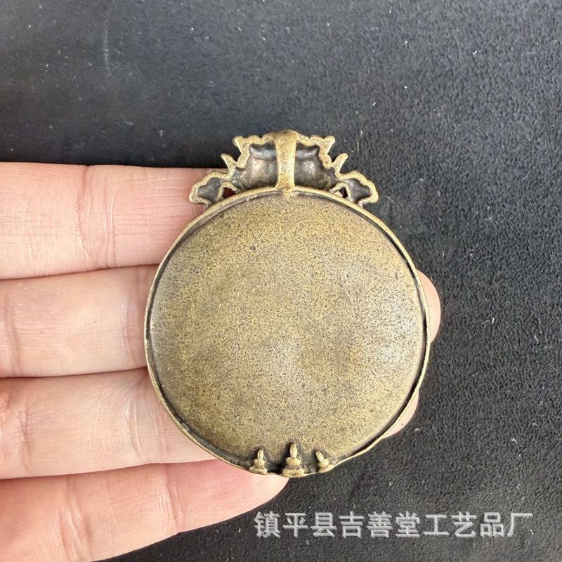 新品未使用 古玩 老虎 案 虎 符 件 工芸品 虎 符 兵 符 信物 手把件