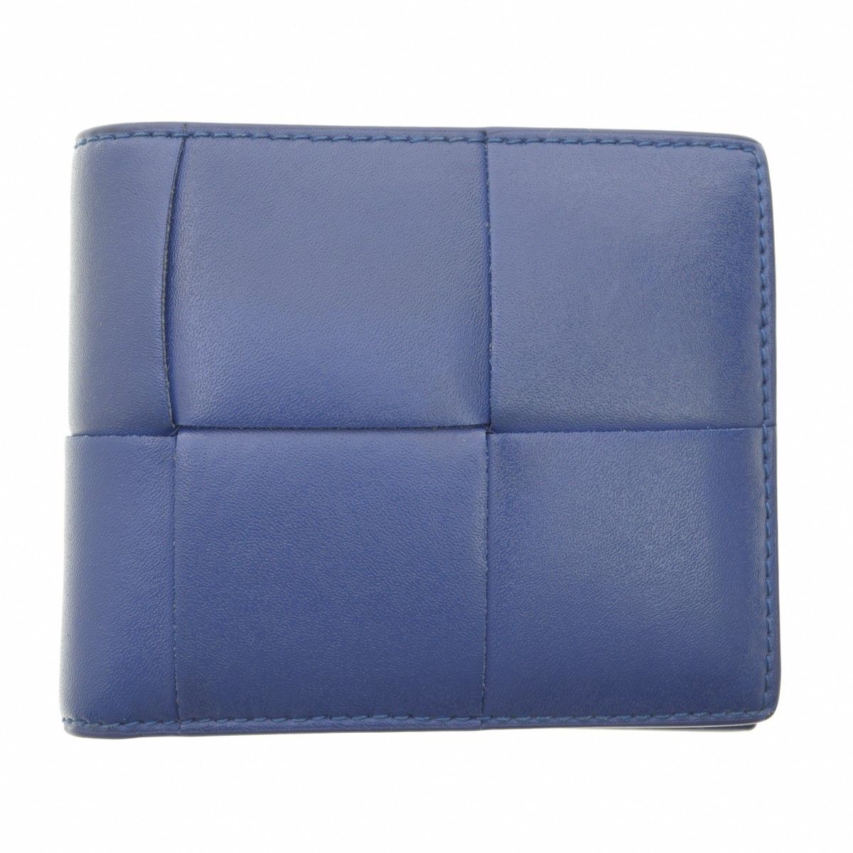 BOTTEGA VENETA カセット 二つ折り財布（マキシイントレ) BOTTEGAVENETA】カセット マキシ イントレチャート 2つ折り コンパクト