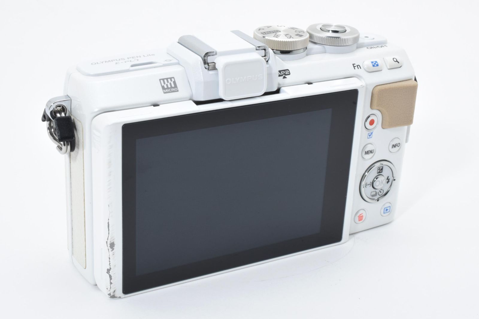 ショット数567！オリンパス OLYMPUS PEN Lite E-PL7 ホワイト ボディ