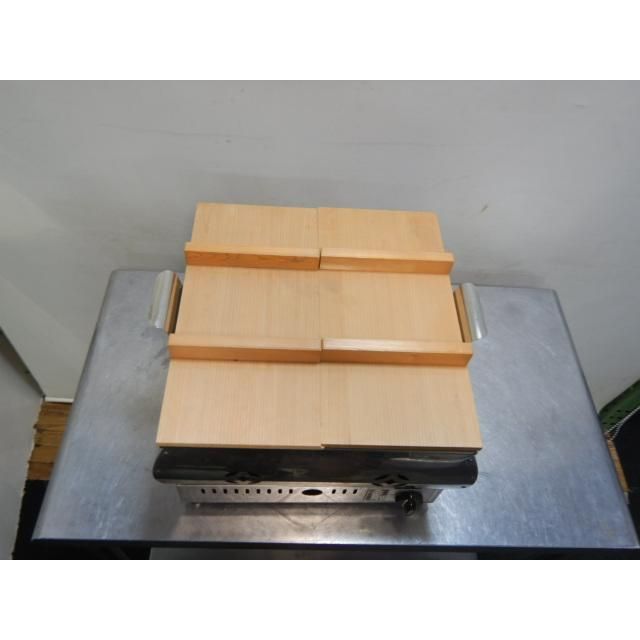 ♥品 2004年製 業務用 山岡金属 金剛-36 LPガス 直火式 おでん鍋 尺2 4ツ切 プロパン cm 槽内 ｍm 圧電点火