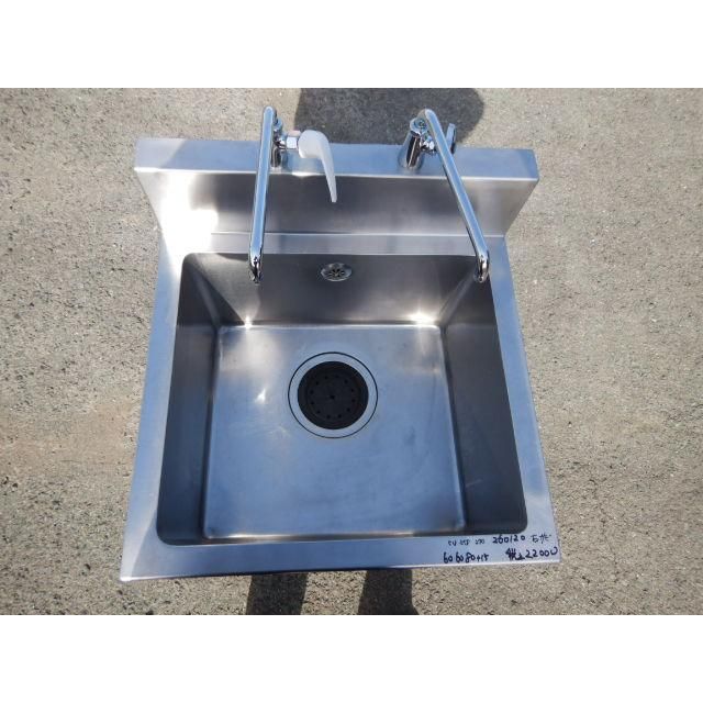 タニコー 業務用 ステンレス 1槽 シンク W600 D600 H800(+150)mm 厨房