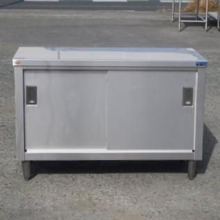 マルゼン 業務用 ステンレス 調理台 W 1200 D 600 H 800 cm BH 126 N 引違い 扉付 作業台 片面