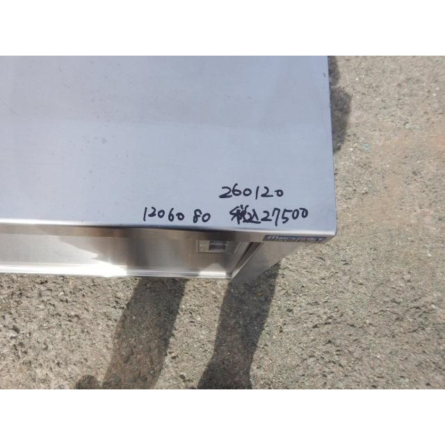 マルゼン 業務用 ステンレス 調理台 W 1200 D 600 H 800 cm BH-126 N 引違い 扉付 作業台 片面