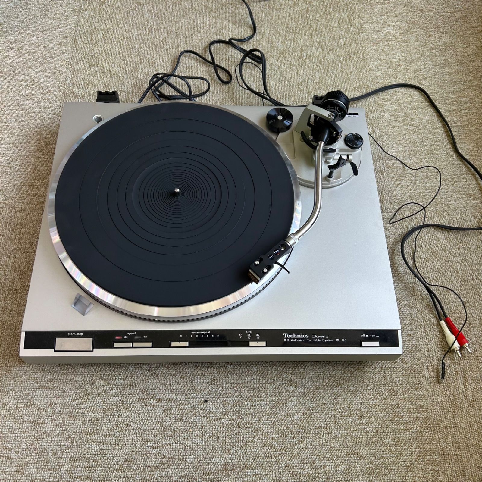 ⬛︎38 動作確認済 Technics SL-Q3 レコードプレーヤー 本体 箱あり