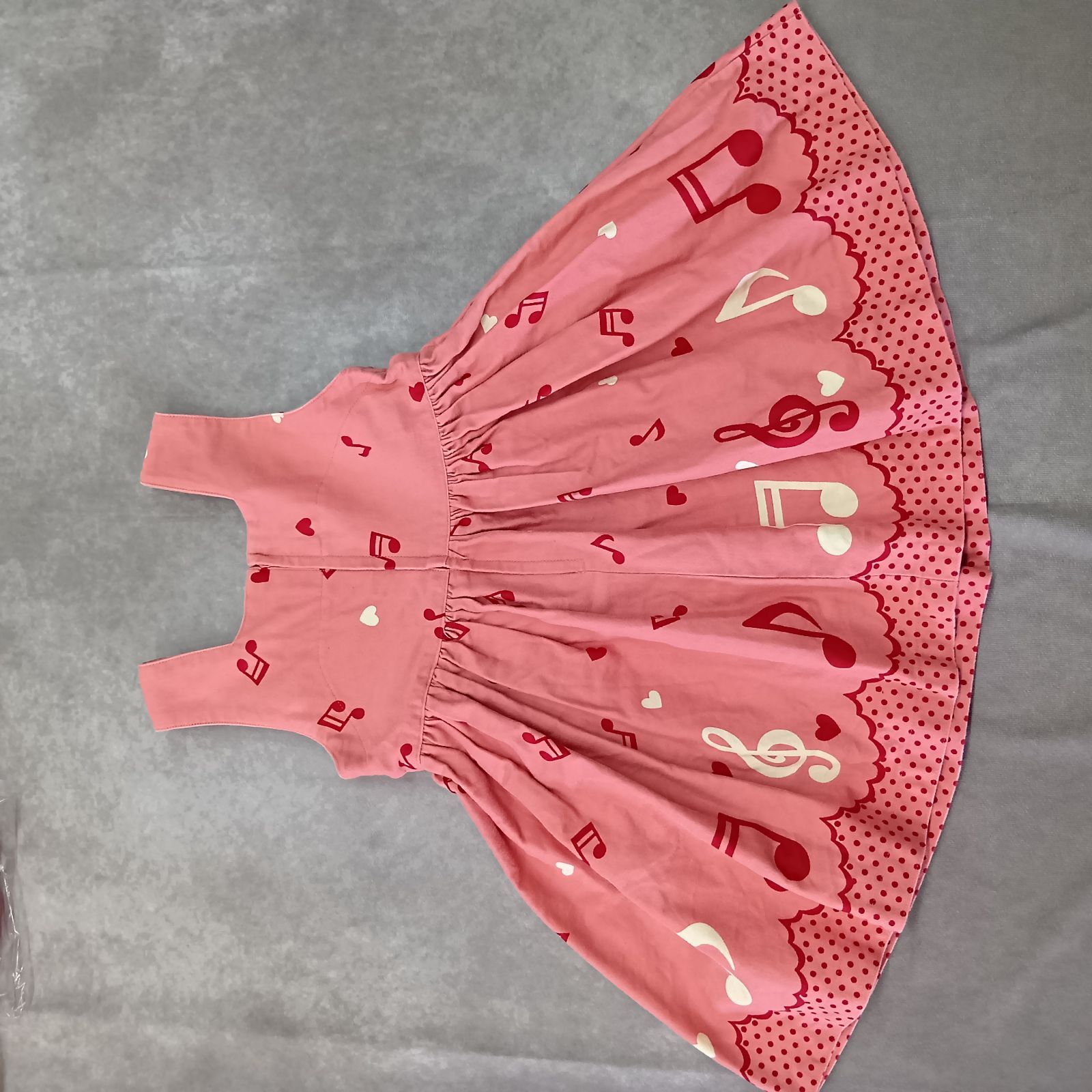 Shirley Temple シャーリーテンプル ワンピース ノースリーブ 音符