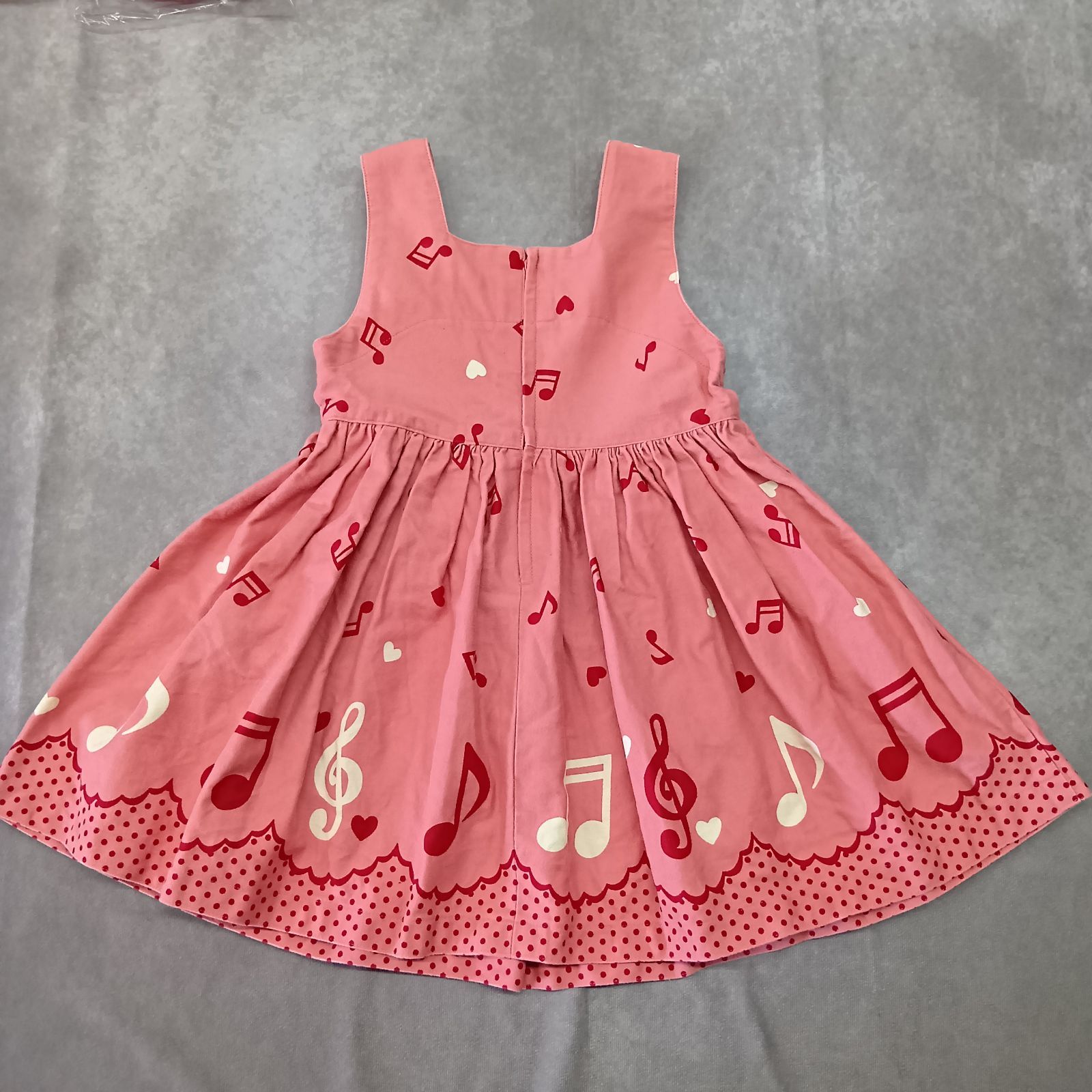 Shirley Temple シャーリーテンプル ワンピース ノースリーブ 音符