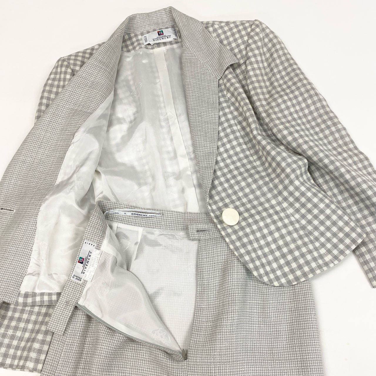 4b4 Vintage GIVENCHY ジバンシー フランス製 セットアップ スカート