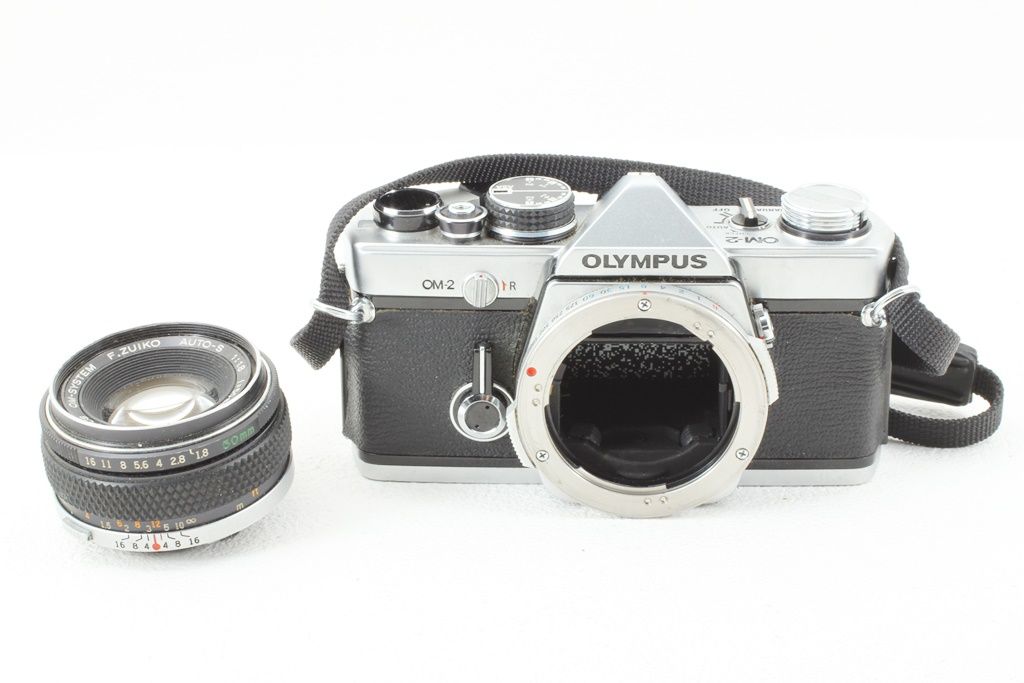 【ジャンク品】Olympusオリンパス OM-2・ 1:1.8 F 50mm ジャンク OLYMPUS オリンパス OM-2 F.ZUIKO AUTO-S 50/1.8 一眼レフ