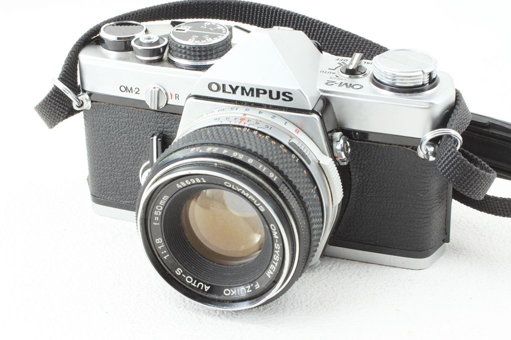 OLYMPUS オリンパス OM-2N BK+AUTO-S 50/1.8 セット ジャンク OLYMPUS オリンパス OM-2 F.ZUIKO AUTO-S 50/1.8 一眼レフ